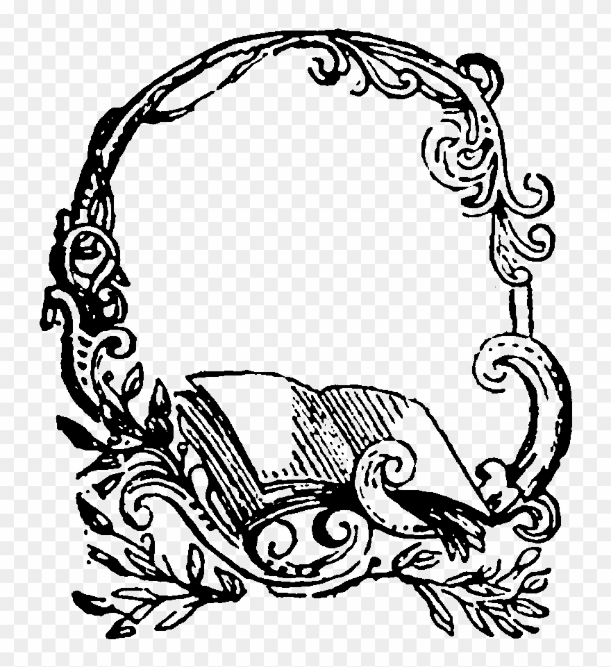 Digital Decorative Circle Frame Image Downloads - Decorative Border Designs Clipart