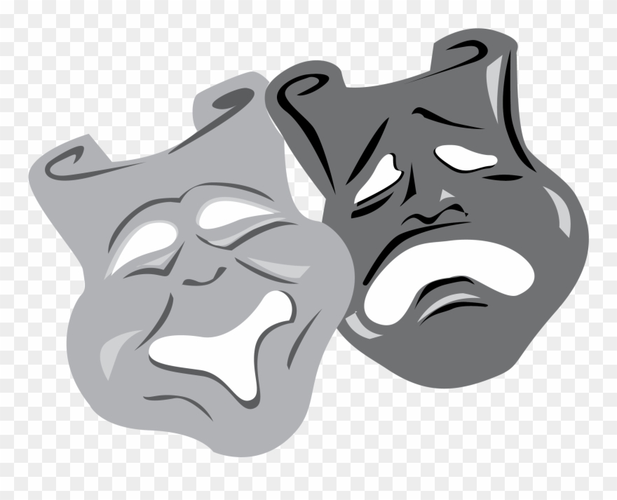Grey Mardi Gras Mask Clip Art - Mardi Gras Masks Clip Art - Png Download