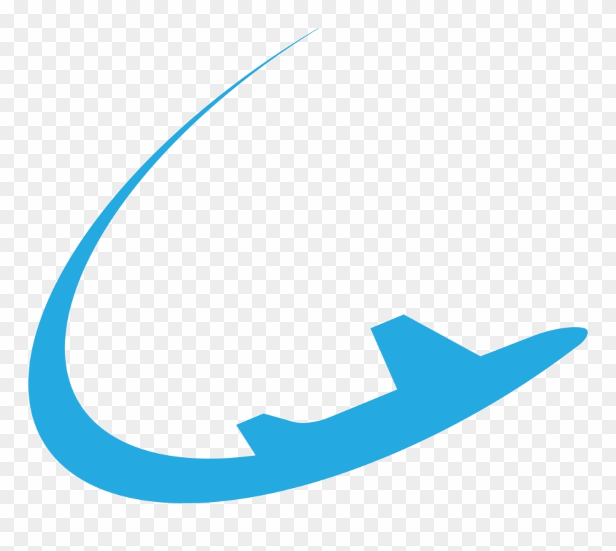 Airplane Flight Aircraft Logo - Flying Plane Vector Png Clipart