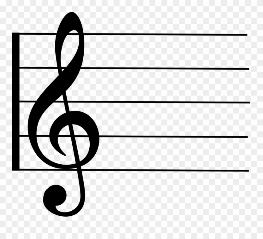 Music Notes Png - Music Staff Vector Clipart