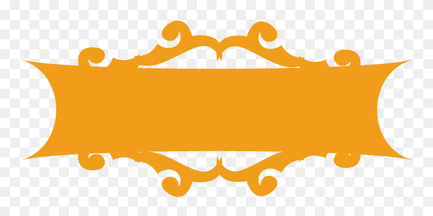 Blank Banners Png - Decorative Banner Transparent Png Clipart
