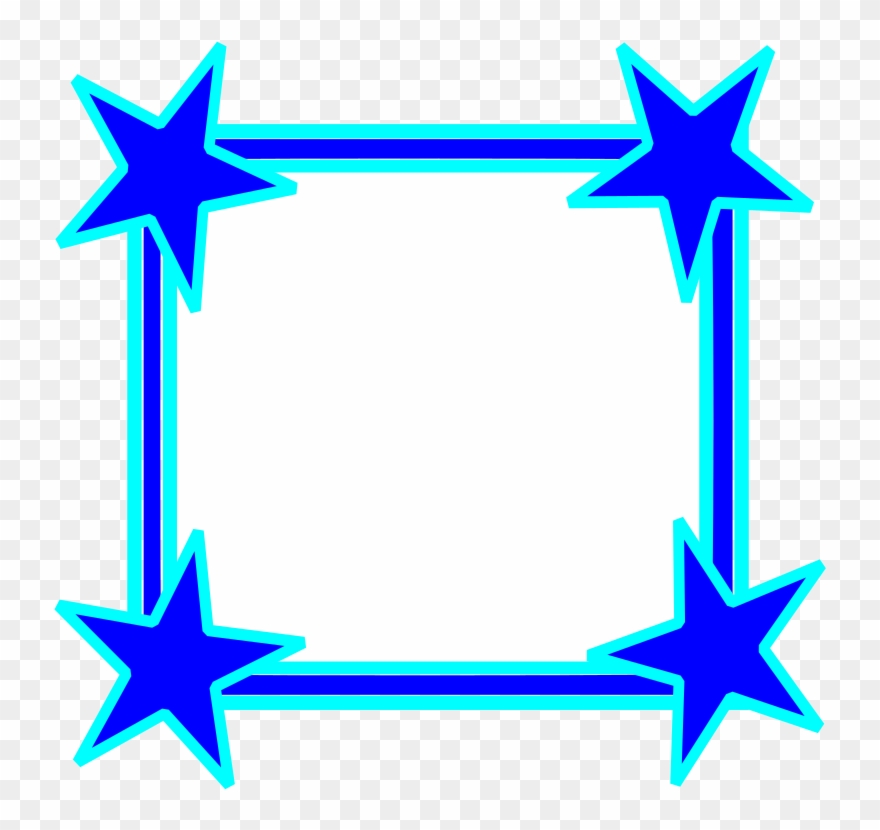 Bright - Star Frame Clipart