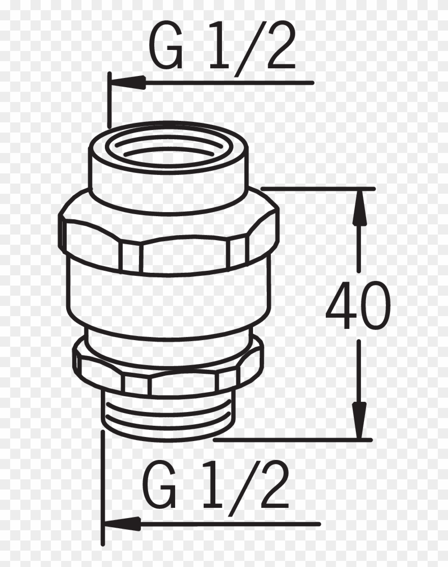 Oras, Vacuum Breaker, Type Hb, - Imusuoja Pyykinpesukone Clipart