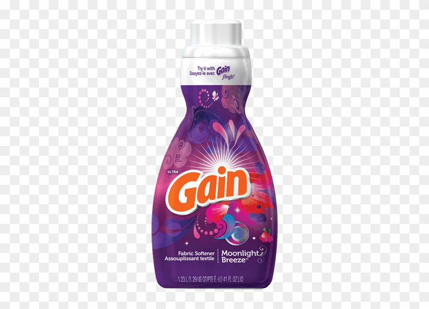 Gain Liquid Fabric Softener Moonlight Breeze - Ultra Gain Fabric Softener, Moonlight Breeze 52 Loads Clipart