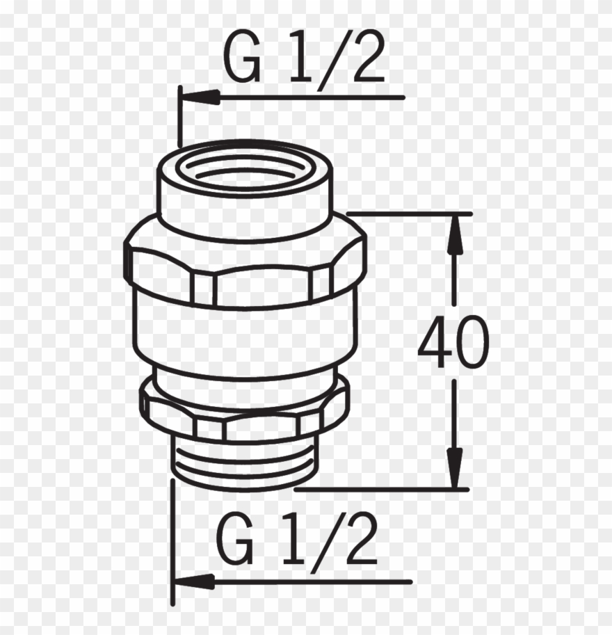 261031 Oras, Vacuum Breaker, Type Hb, - Imusuoja Clipart