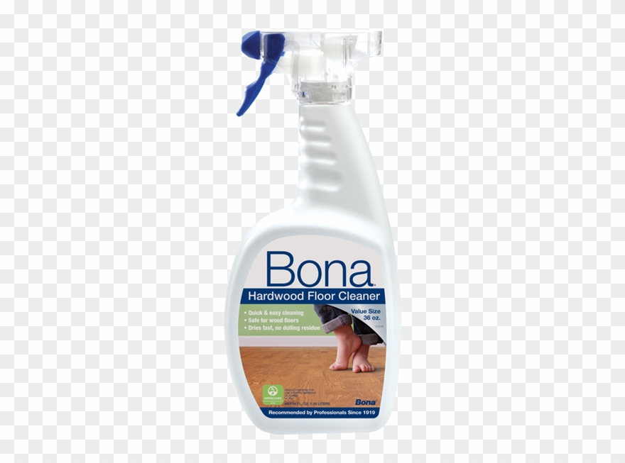Bona® Hardwood Floor Cleaner Product Shadow - Bona Cleaner Clipart