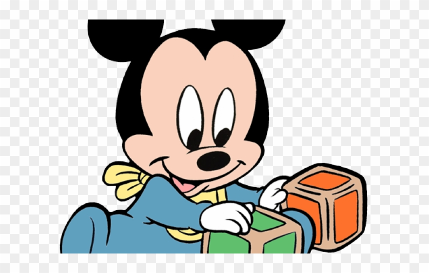 Baby Blocks Clipart - Imagenes De Mickey Baby En Png Transparent Png