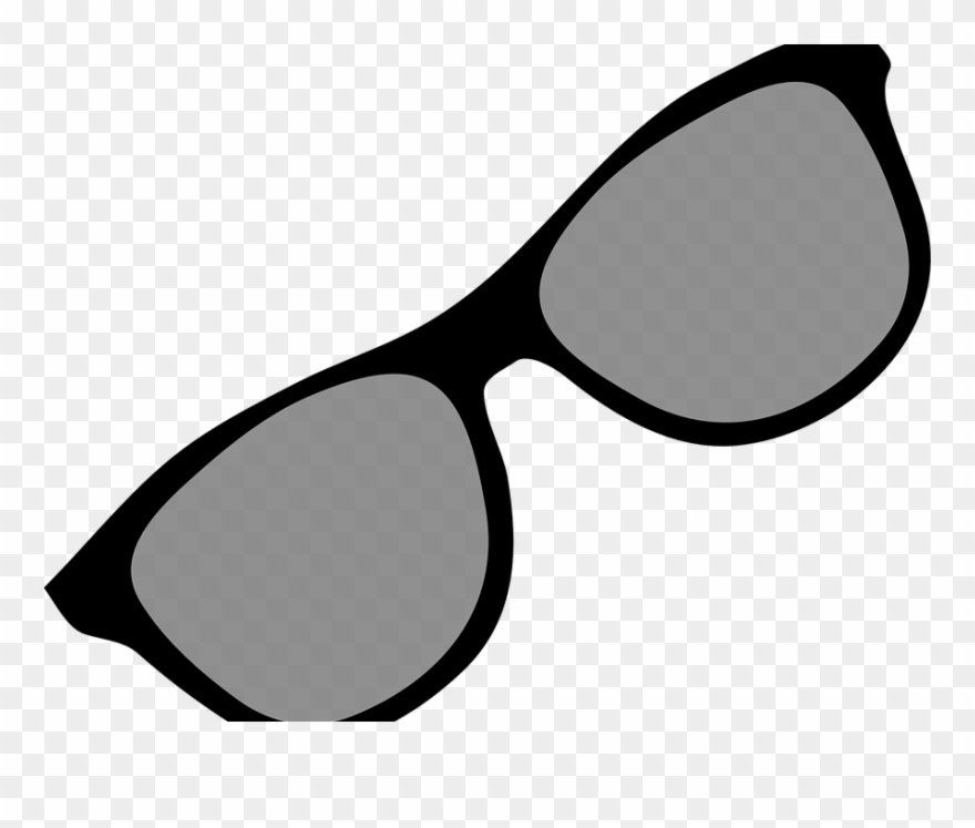 Clip Black And White Library Clip Glasses Pocket - Ray-ban - Png Download