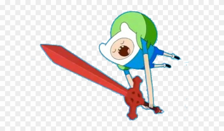 Finn The Human With Sword Clipart