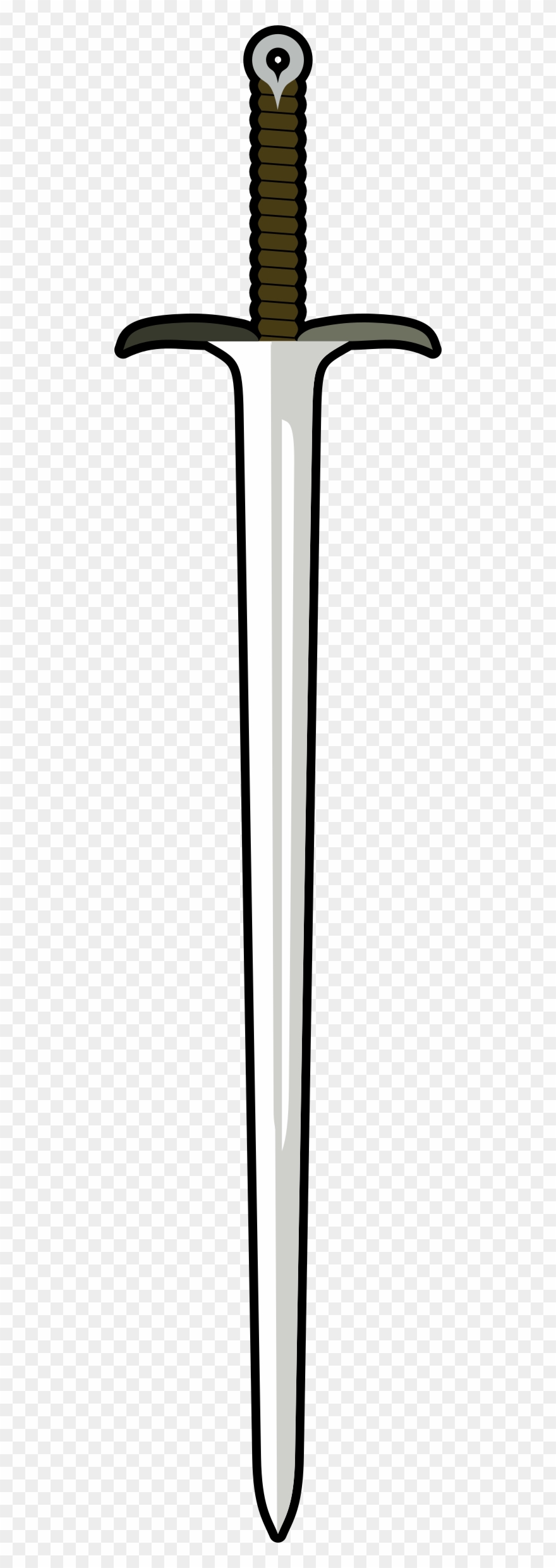 Big Image - Knight Sword Clip Art - Png Download