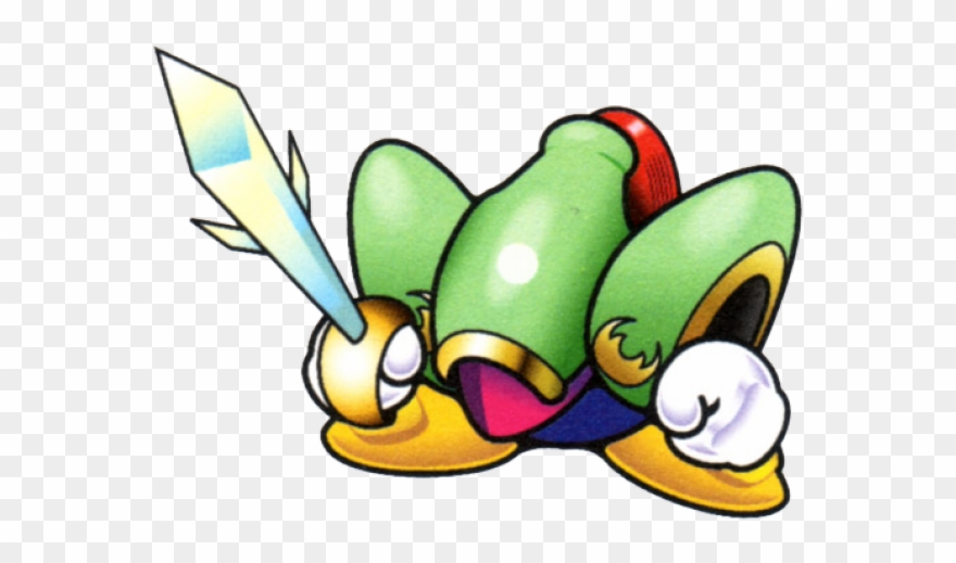 Kirby Clipart Sword - Kirby Super Star Ultra Blade Knight - Png Download