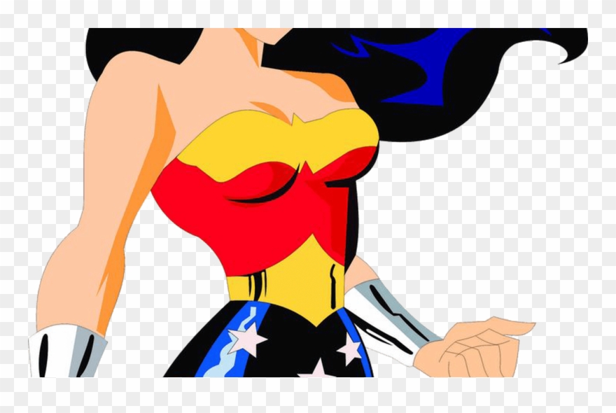 Wonder Clipart At Getdrawingscom Free For Personal - Mulher Maravilha Liga Da Justiça Desenho - Png Download
