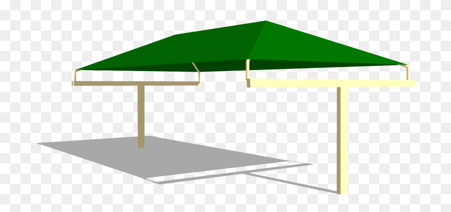 T-bar Cantilever Shade Structure - Umbrella Clipart