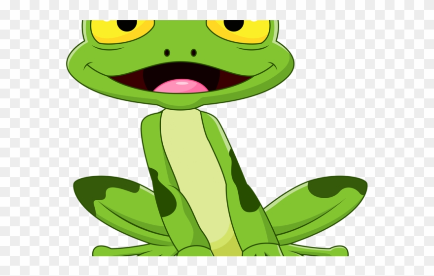 Bullfrog Clipart Tongue - Clipart Vector Png Frog Transparent Png