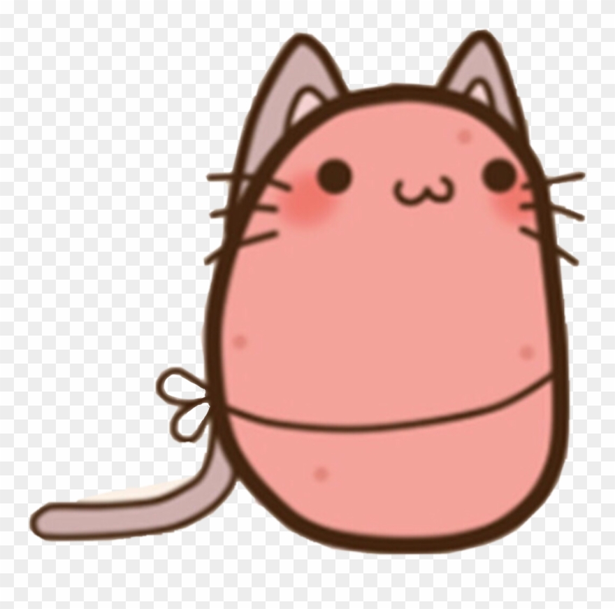 Notmyart Pink Potatocat Cat Potato Kawaiipotato Kawaii - Cute Potato Clipart