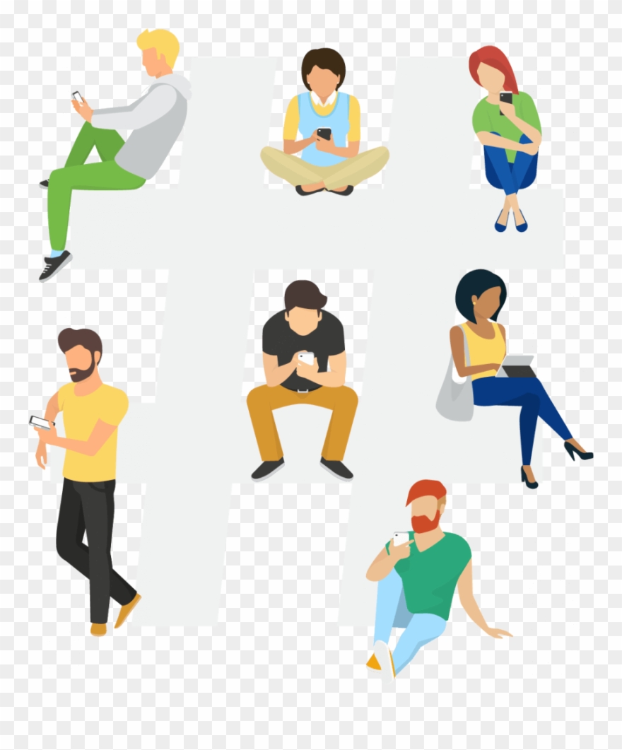 Efficiency Phase Of Startups - Hashtag Clipart