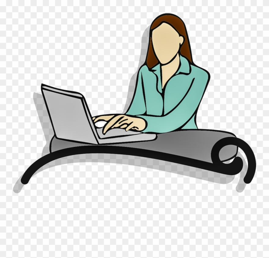 Business Secretary Work - Sekretaris Vektor Clipart