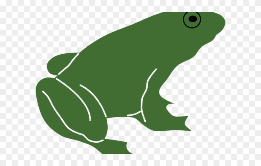Green Toad Shower Curtain Clipart