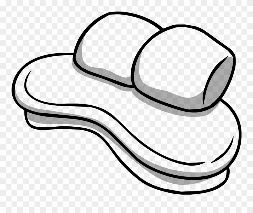 Custom Furniture Curved Couch - Club Penguin White Furniture Clipart
