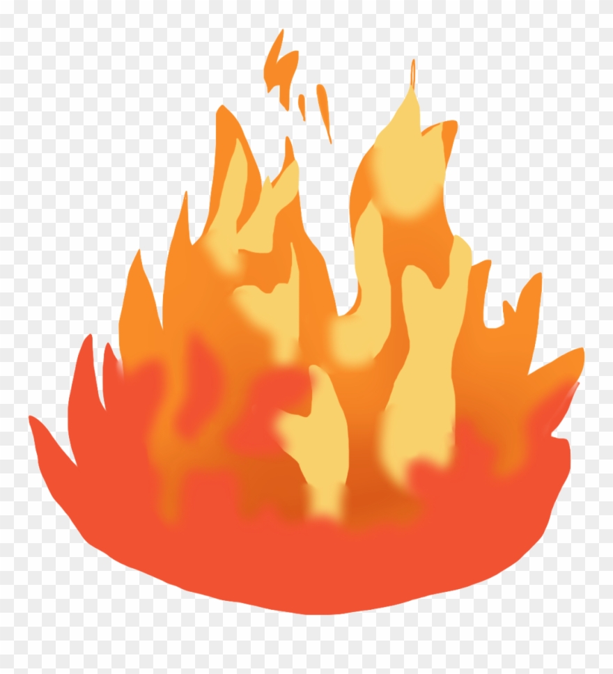 Clipart Fire Bushfire - Fire - Png Download