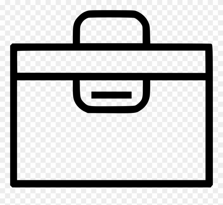 Briefcase Clipart Work - White Case Icon Png Transparent Png