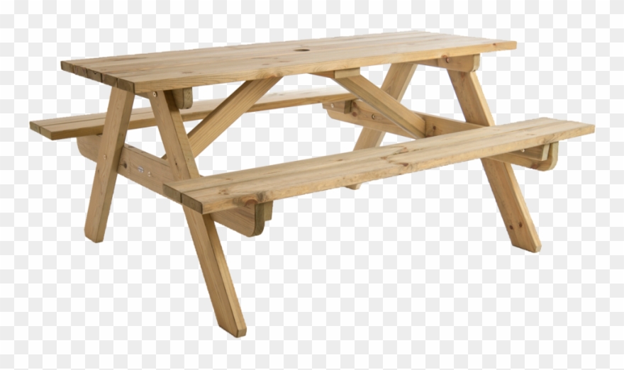 Picnic Table Clipart Kid Picnic - Picnic Table Transparent - Png Download