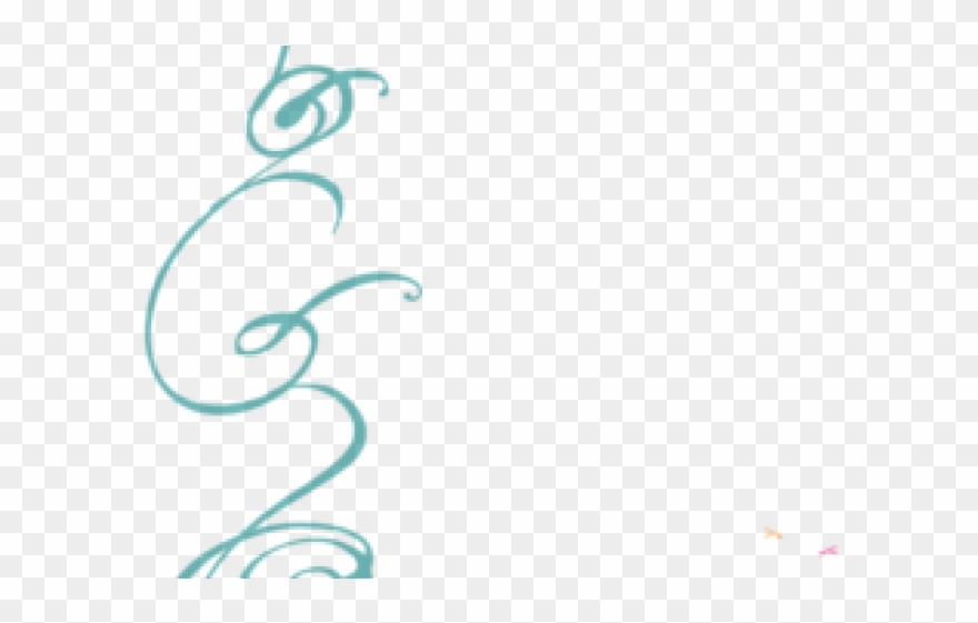 Decorative Line Blue Clipart Decorative Swirl - Swirl Clip Art - Png Download