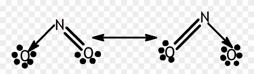 Image Showing Resonance Strcuture Of No2 Clipart