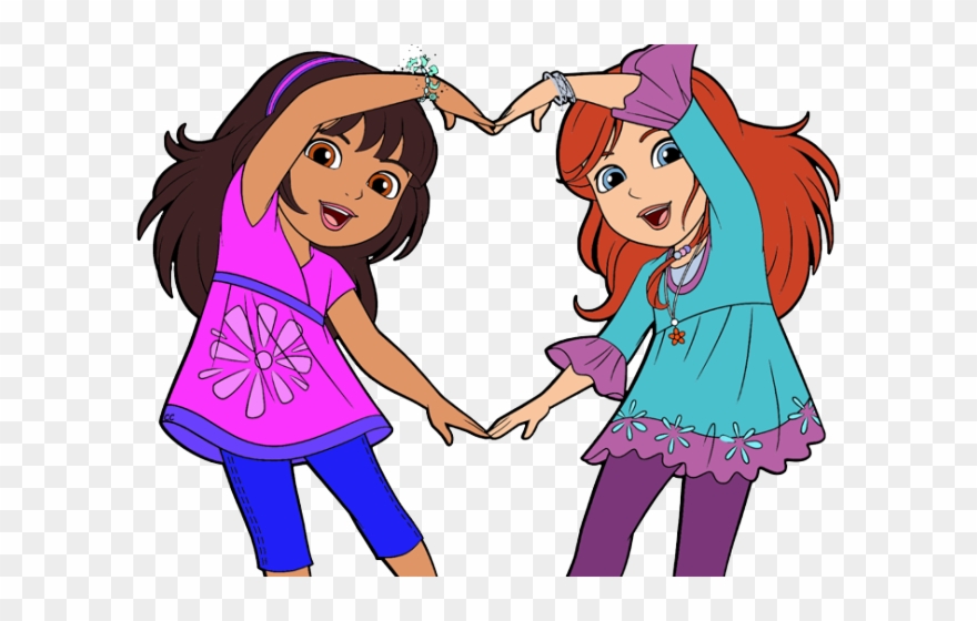 Clipart Kids Friendship - Friendship Friends Clip Art - Png Download