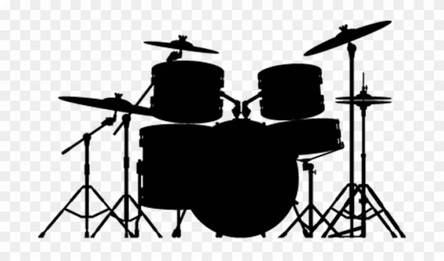 Permalink To Drums Clipart - Drums Clip Art Black And White - Png Download