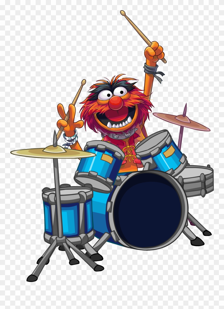 Drum Clipart Repertoire - Animal Drum Electric Mayhem T Shirt - Png Download