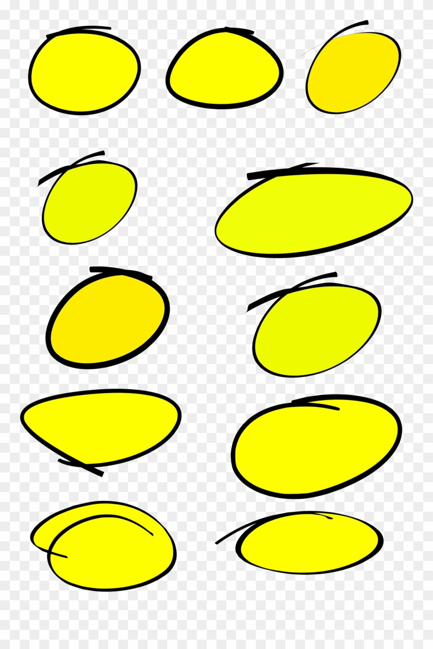 Circle Handwriting Oval Line - Handwriting Circle Clipart