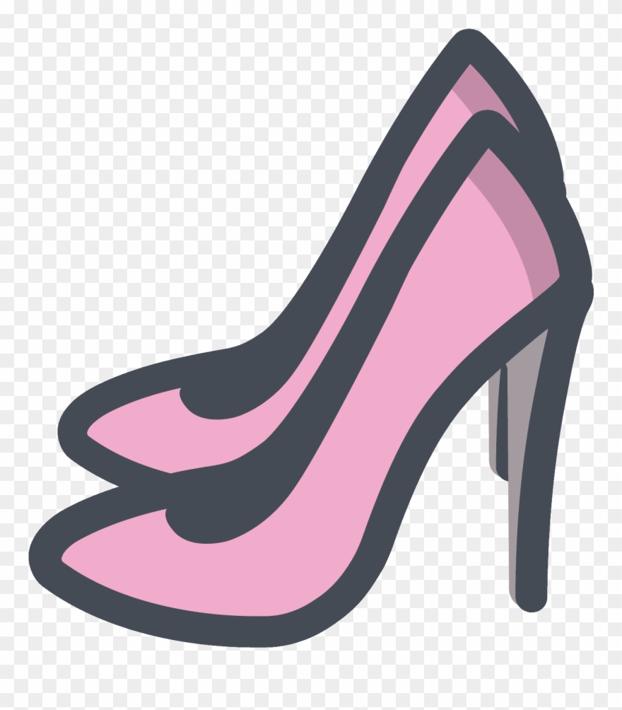 Pink Shoe Png - Female Shoes Icon Png Clipart