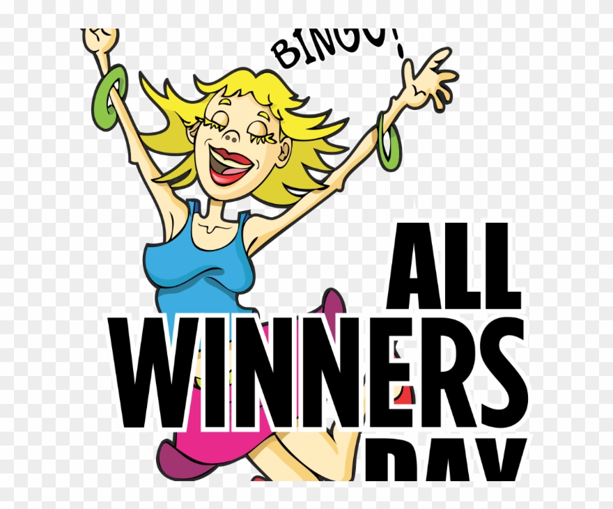 Delta Bingo Gaming Brand - Winners Day Clipart