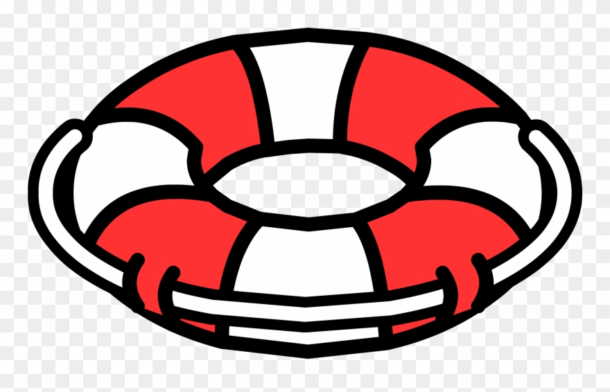 Lifeguard Clipart Life Preserver - Club Penguin Life Saver - Png Download