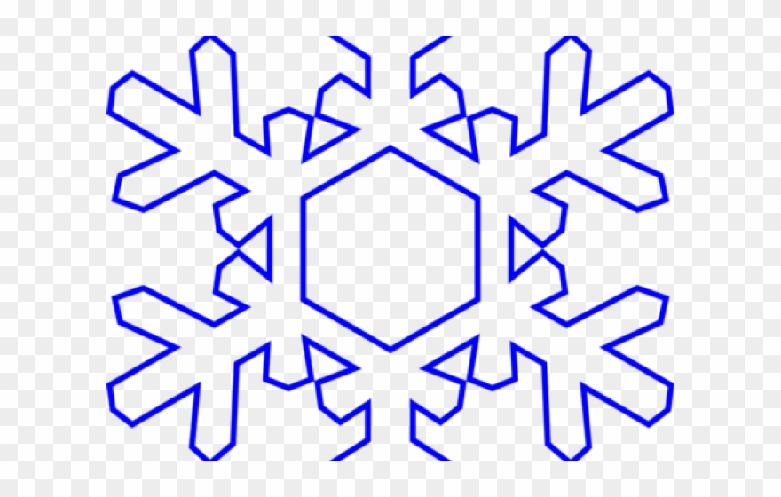 Snowflake Clipart Cold - Transparent Background Snowflake Clipart - Png Download