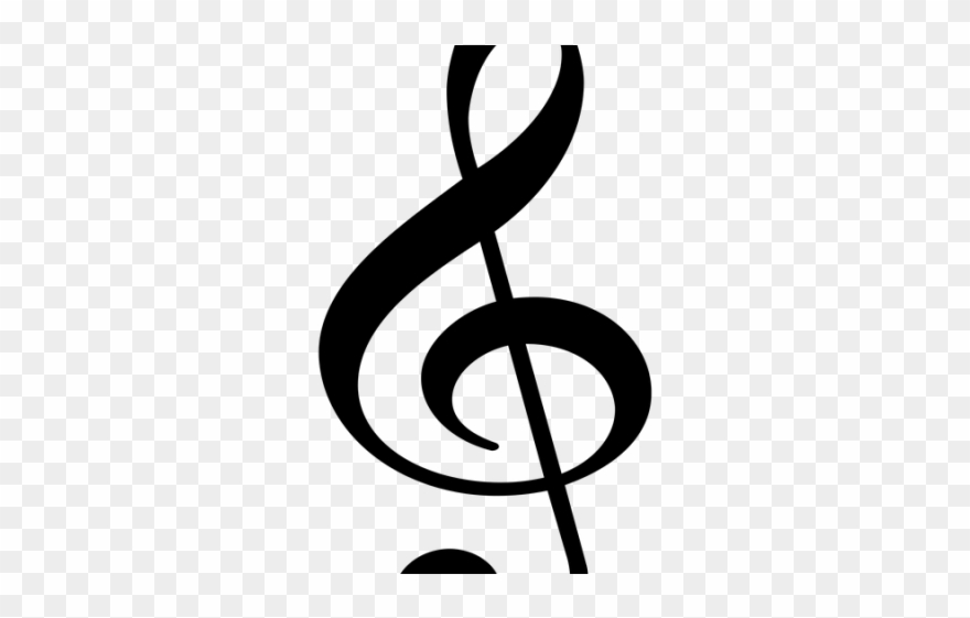Musical Notes Clipart G Clef - G Clef Notes - Png Download