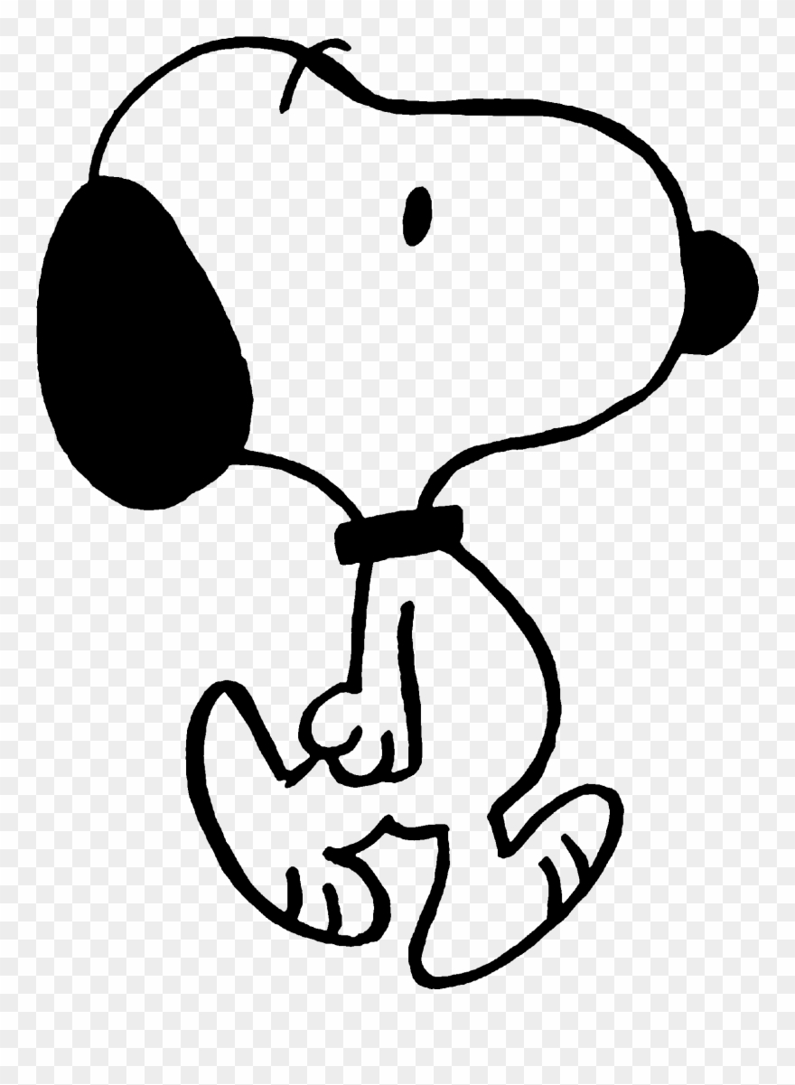 Hd Wallpapers Snoopy Black And White Itt - Snoopy Black And White Clipart