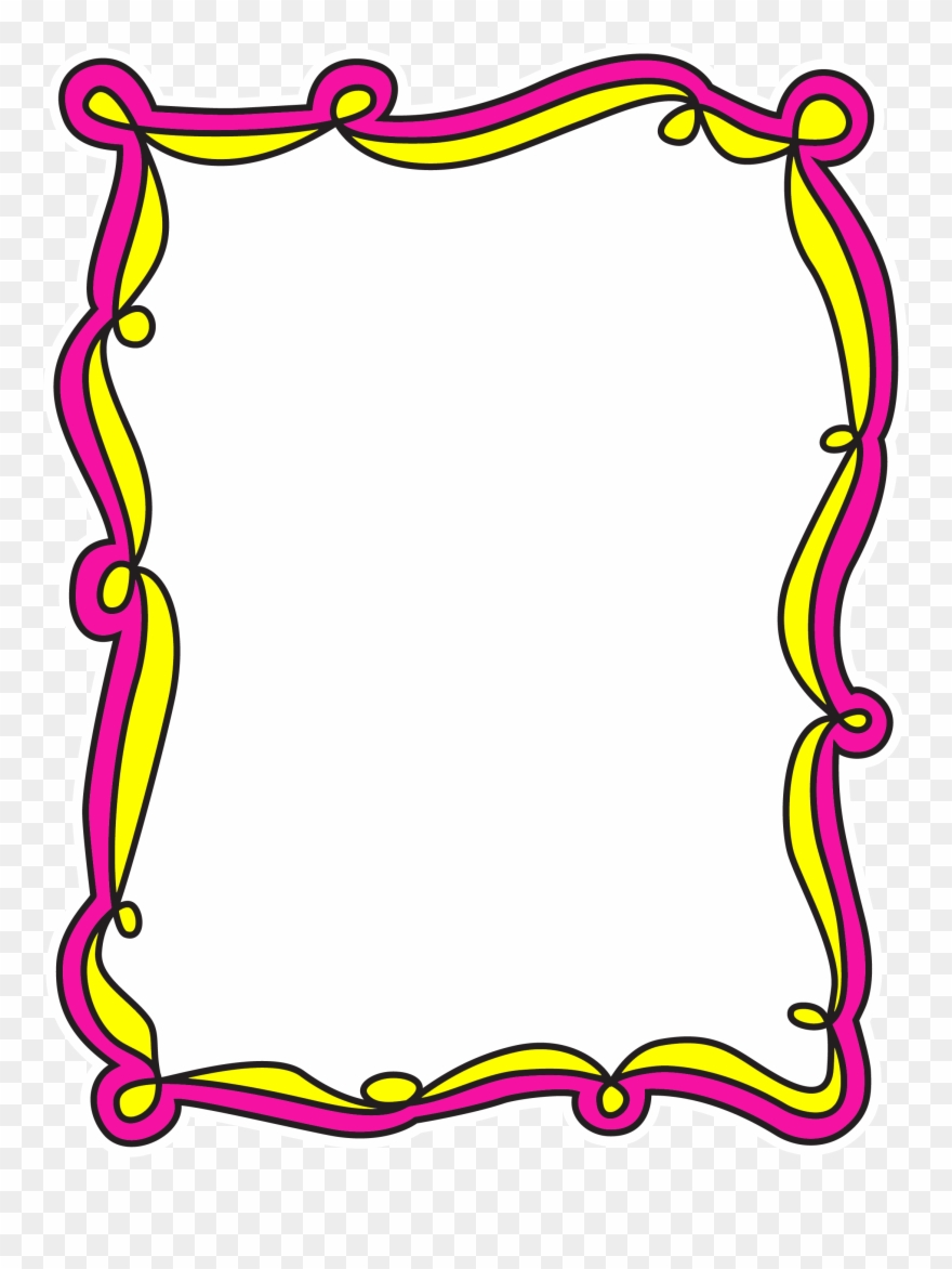 Border Frame - Preschool Border Clipart - Png Download