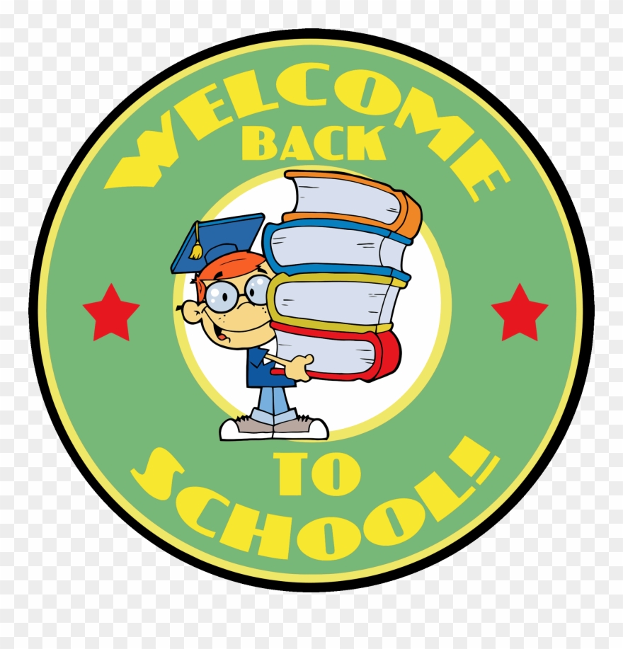 Pin School Banner Clipart - Welcome Back To School Circle - Png Download