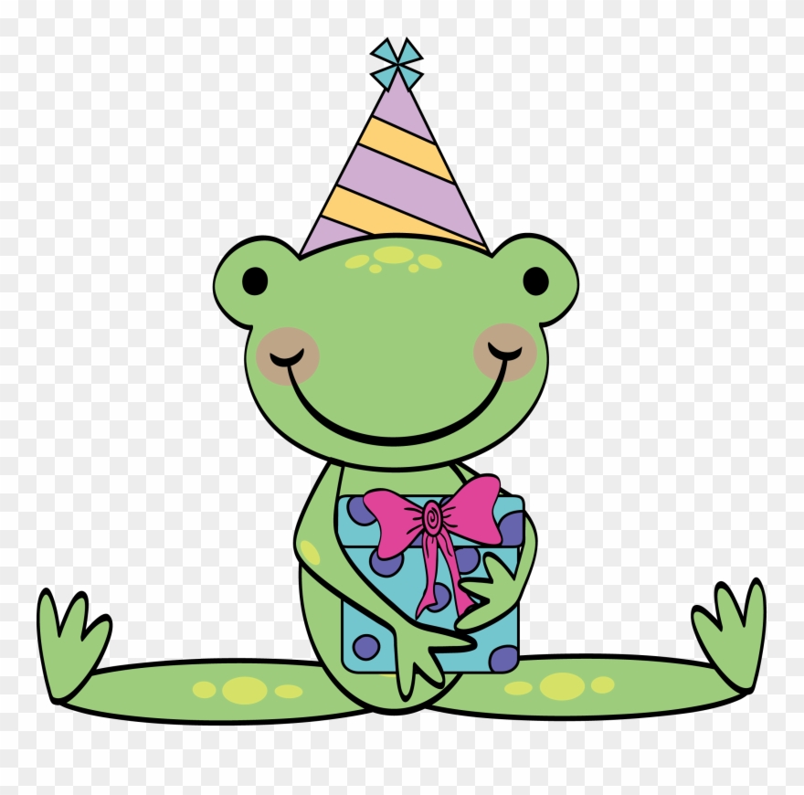 Collection Of High Quality Free Svg - Birthday Frogs Clipart