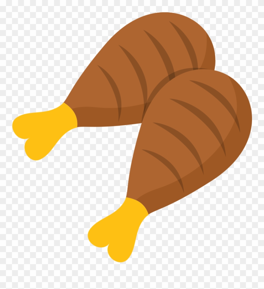 Svg Freeuse Chicken Drumstick Clipart - Chicken Thighs - Png Download