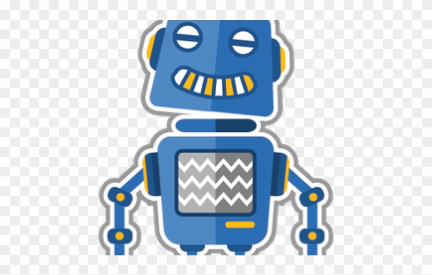 Robots Clipart Family - Cartoon - Png Download