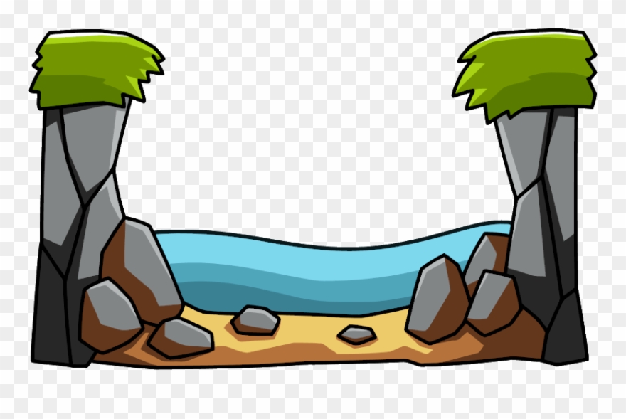 Fjord Clipart Painting - Scribblenauts Water - Png Download
