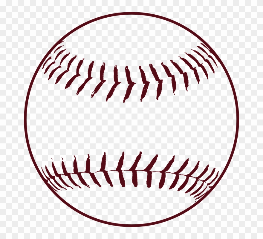 Softball Stitches Clipart - Baseball Clipart - Png Download