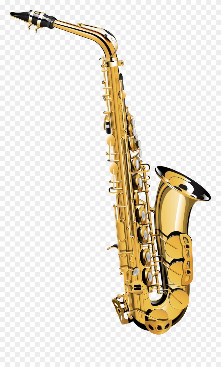 Saxophone High Resolution Clipart