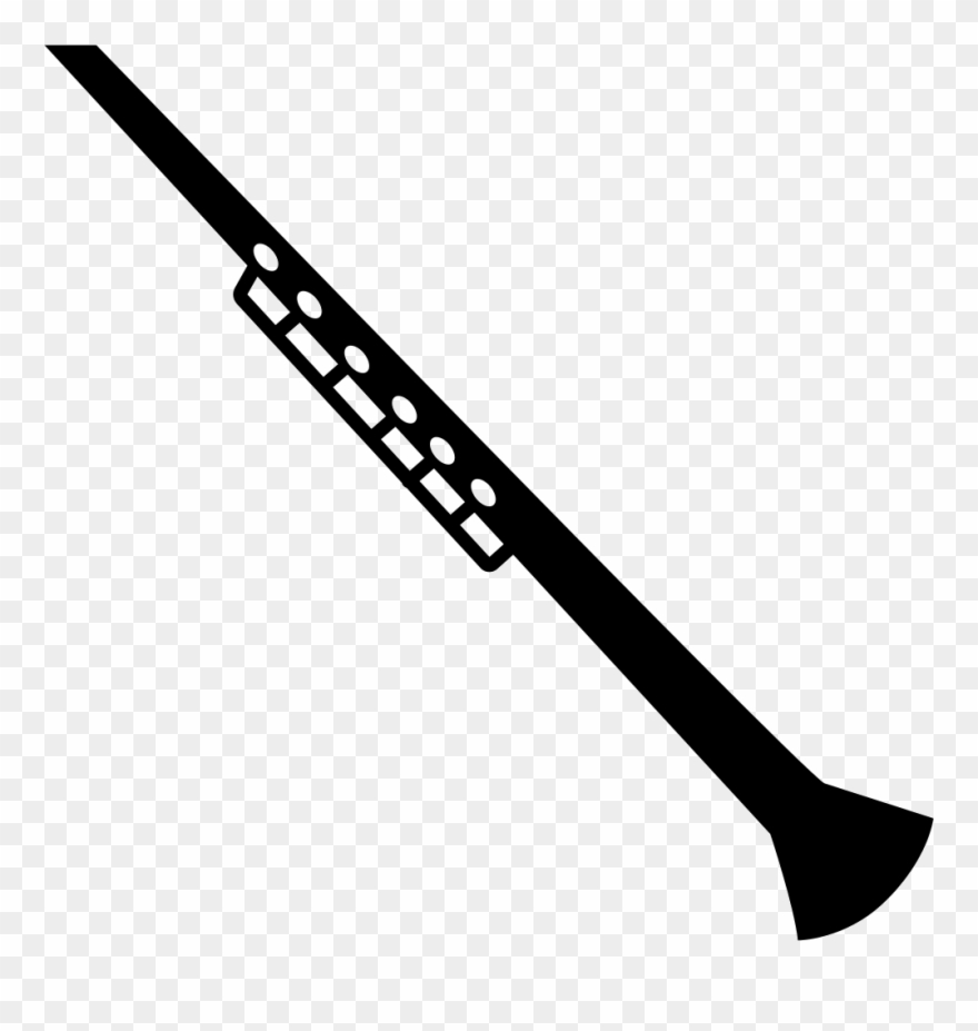 Clarinet Vector Svg Svg - Musical Instrument Clipart