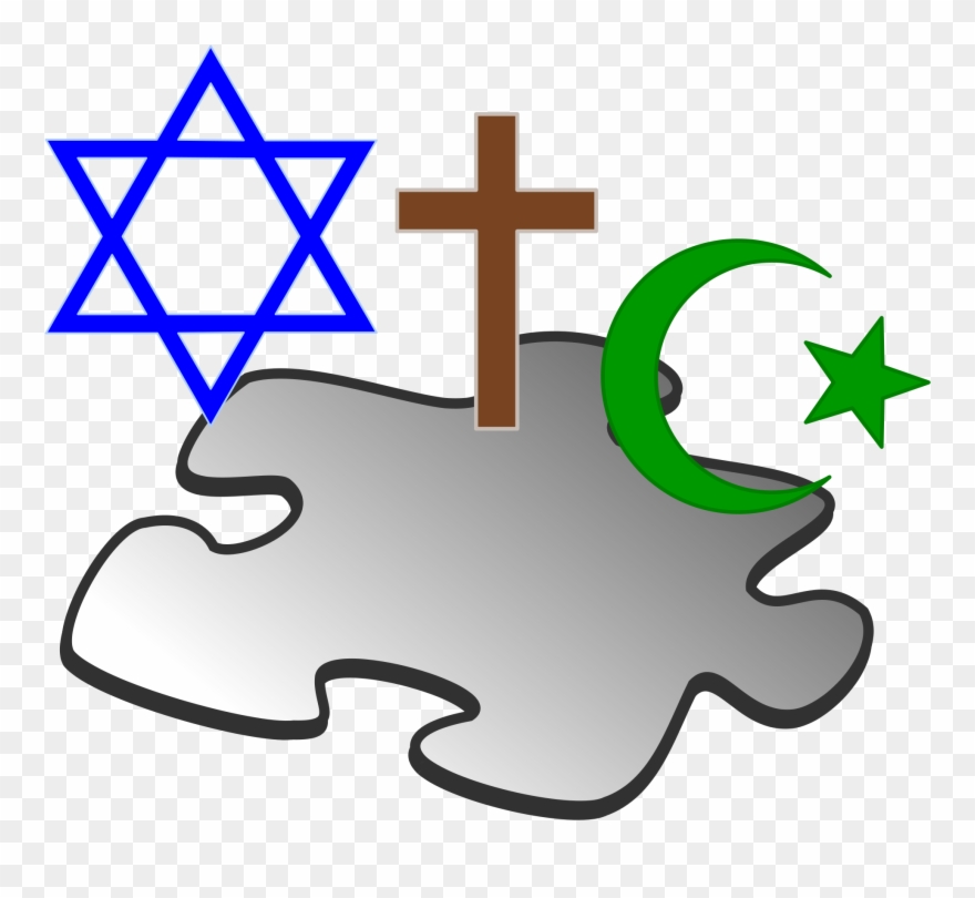 Open - Religious Symbols Judaism Clipart