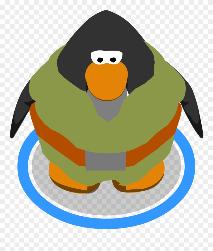 The Explorer Costume In-game - Club Penguin Gold Medal Clipart
