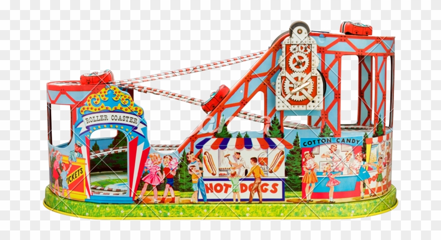 Roller Coaster Template - Roller Coaster Toys Clipart